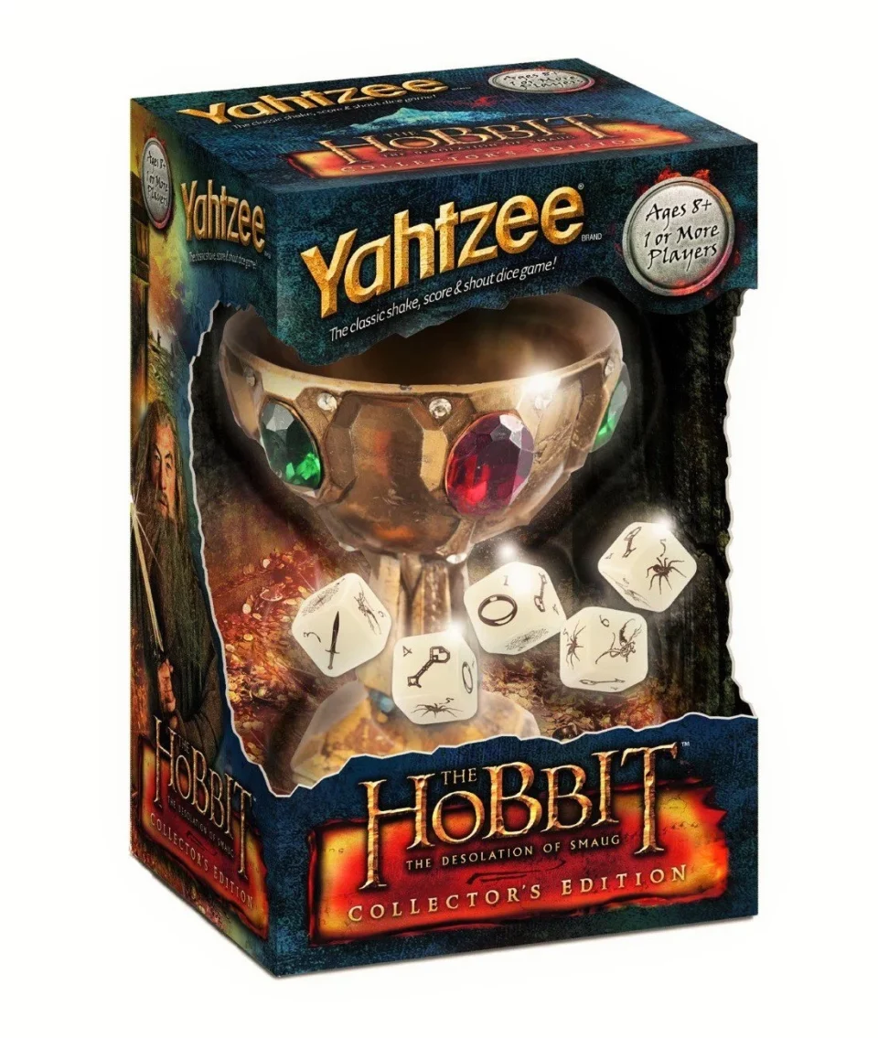 Cast Iron Yahtzee Dice Game: The Hobbit The Desolation Of Smaug Collector's Edition Game