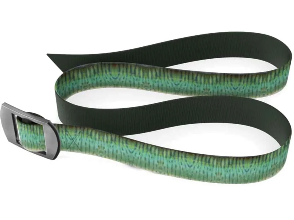 Clear Wingo Outdoors Basecamp Rev Belt, Northern Pike/Espresso, One Size, W-BAS-120-14