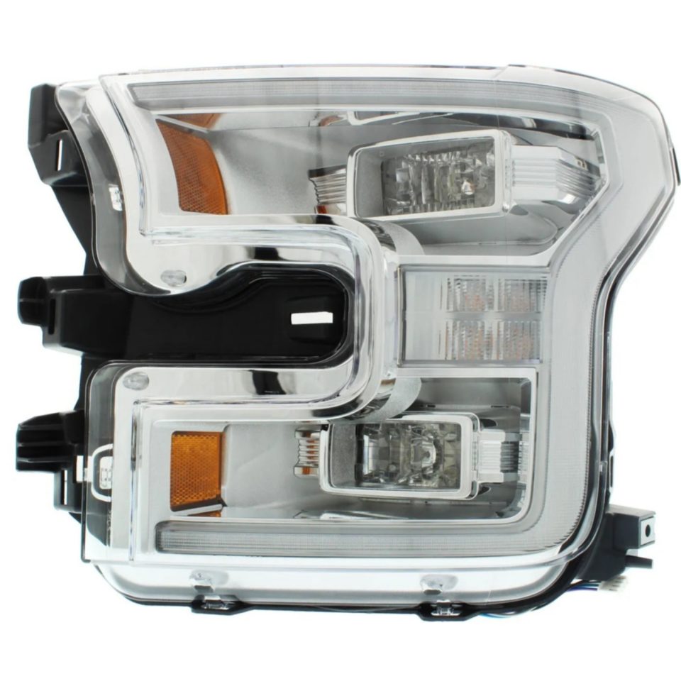 Safe Headlight Assembly For 2015-2017 Ford F-150 Left Driver Side CAPA LED With Bulb