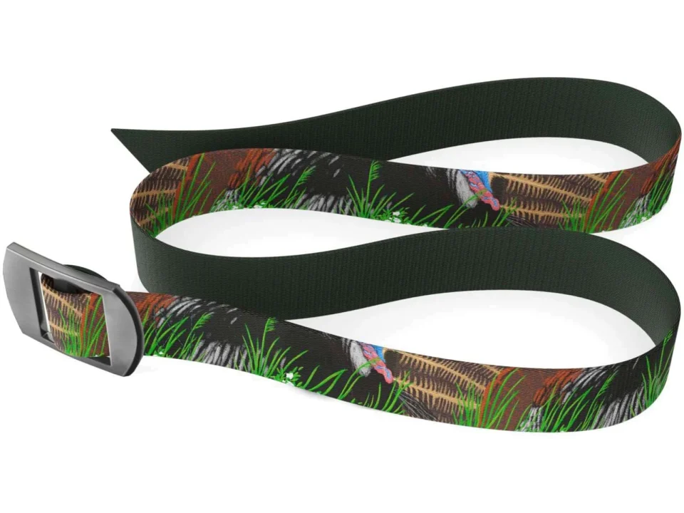 Storage Wingo Outdoors Basecamp Rev Belt, Turkey/Forest Green, One Size, W-BAS-304-142-O