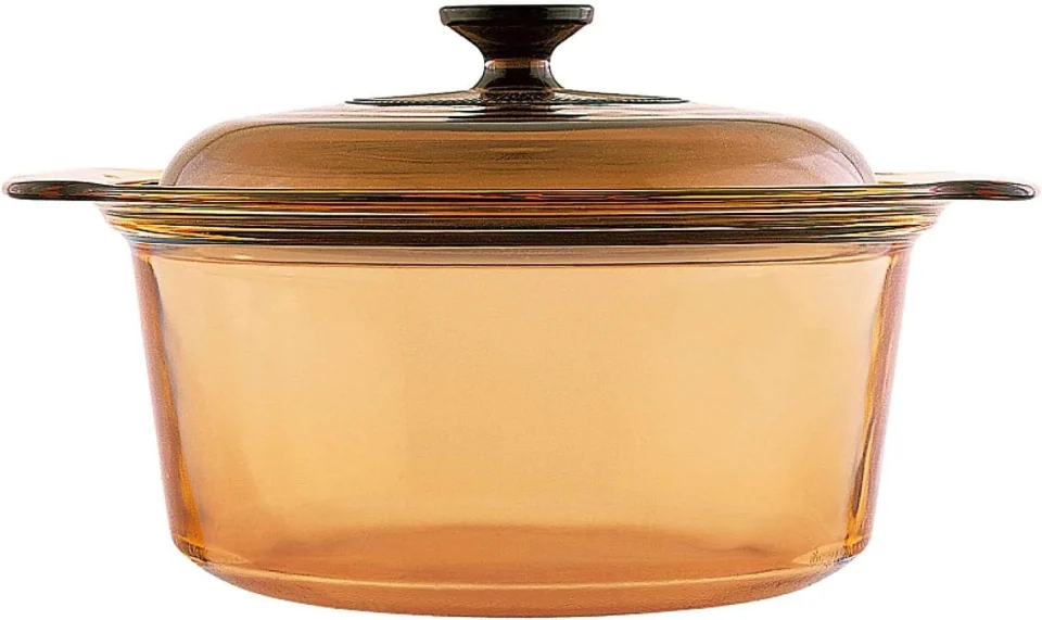 Supreme Thickened 5L Round Dutch Oven With Glass Lid/Cover