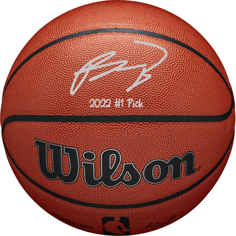 Glossy Gift-Ready Paolo Banchero Orlando Magic Autographed Wilson Indoor/Outdoor Basketball with 2022 #1 Pick Inscription - Fanatics Authentic Certified