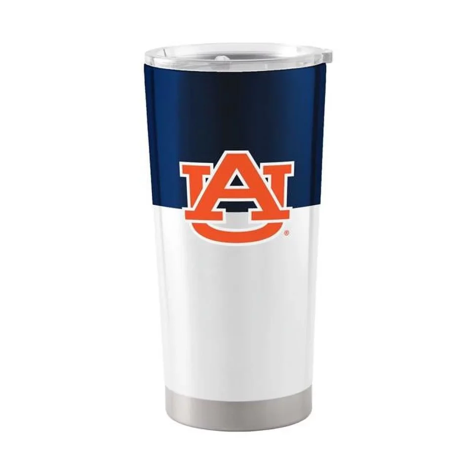 Long-Lasting Auburn Tigers 20oz. Colorblock Stainless Tumbler