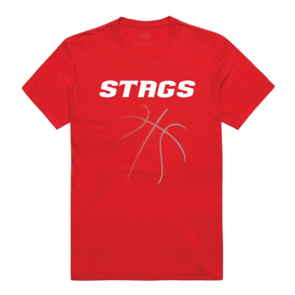 BPA-Free Multi-Purpose Fairfield University Stags Basketball T-Shirt Tee