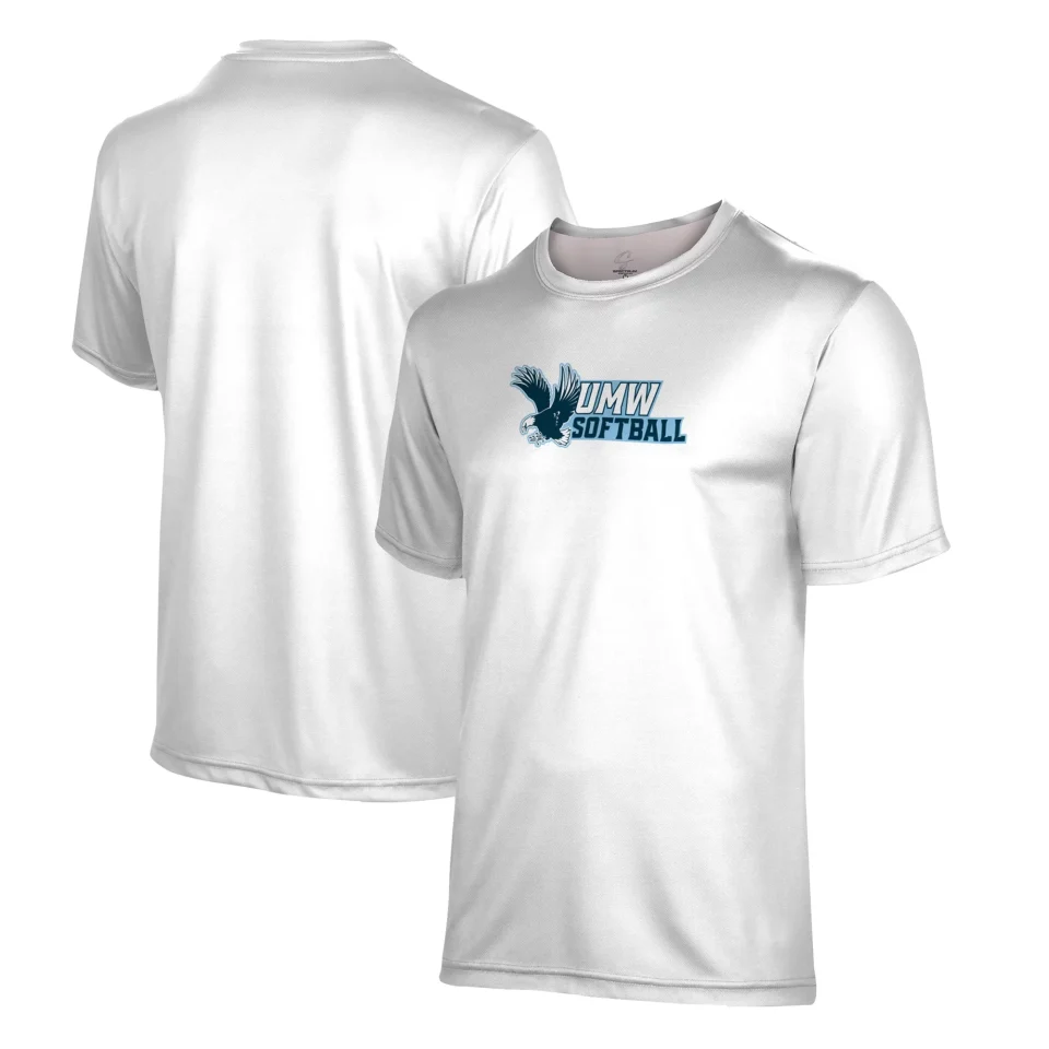 Gift-Ready Men's ProSphere White University of Mary Washington Eagles Softball T-Shirt