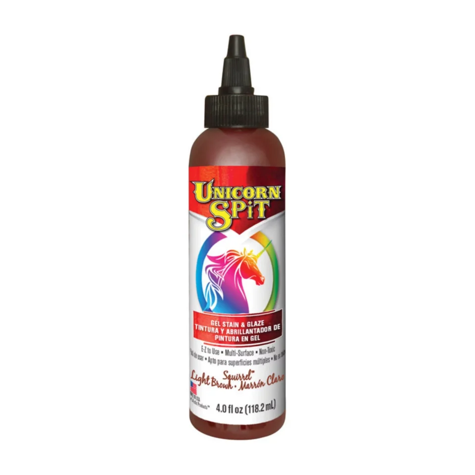 Easy-Clean Unicorn Spit Wood Stain & Glaze 4oz-Squirrel