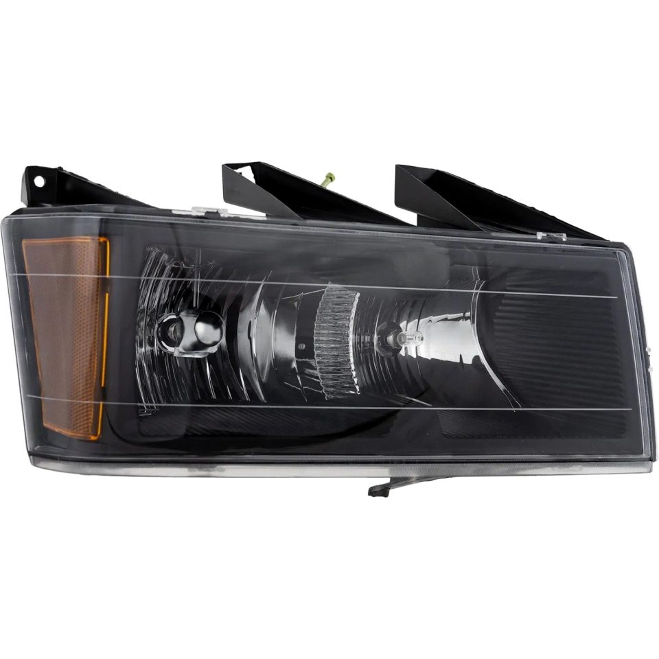 Wooden Space-Saving Headlight Headlamp w/ Black Bezel Passenger Side Right RH for Colorado Canyon