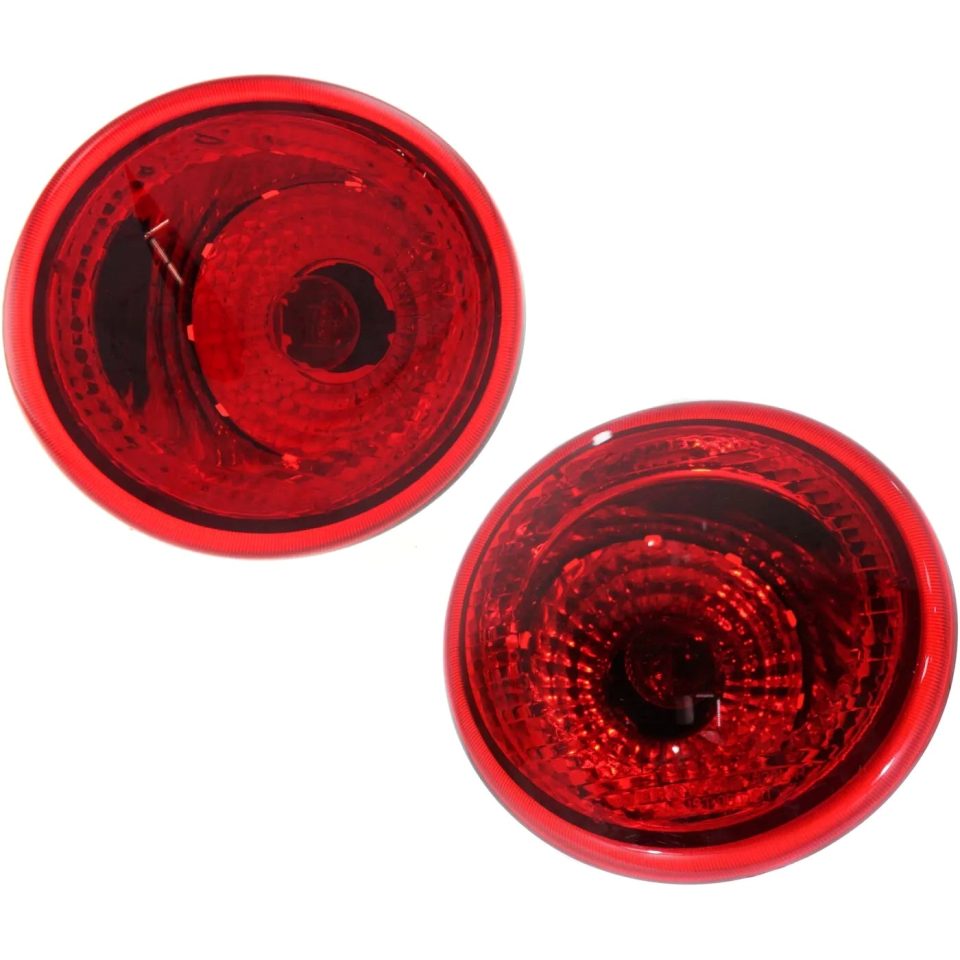 Multi-Purpose Halogen Tail Light Set For 2006-2011 Chevrolet HHR Red Lens w/ Bulbs 2Pcs CAPA