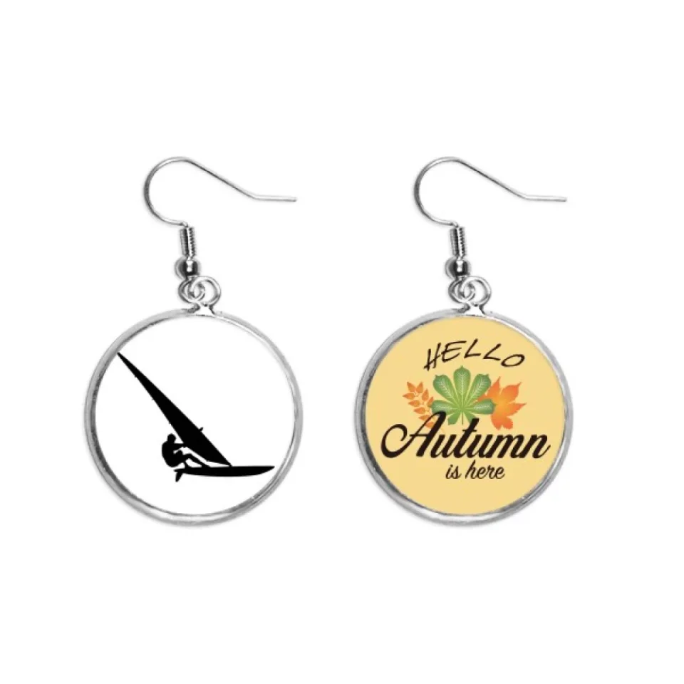 Long-Lasting Sports Surfing Sailboat Player Ear Dangle Autumn Earring Jewelry