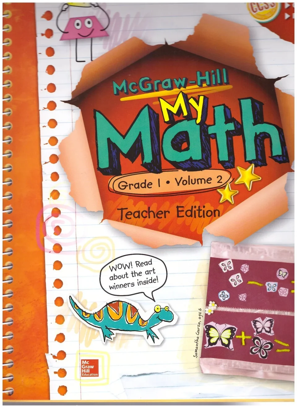 Travel Cooking McGraw-Hill My Math Grade 1 Volume 2 Teacher Edition 9780021383948 0021383944 - New