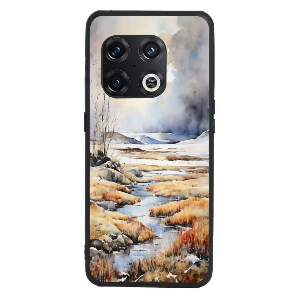 Popular tundra-landscape-549 phone case for OnePlus 10 Pro 5G for Women Men Gifts,tundra-landscape-549 Pattern Soft silicone Style Shockproof Case